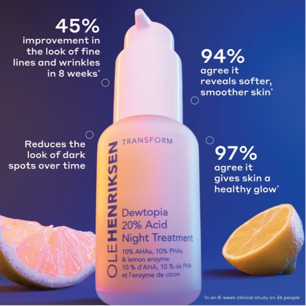 Olehenriksen Dewtopia 20% Acid Night Treatment